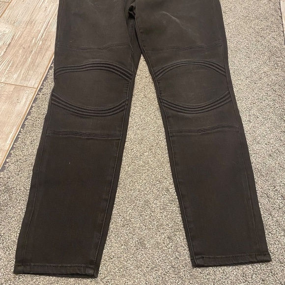 New! Good American Good Waist Moto jeans high waisted black. - Picture 8 of 16
